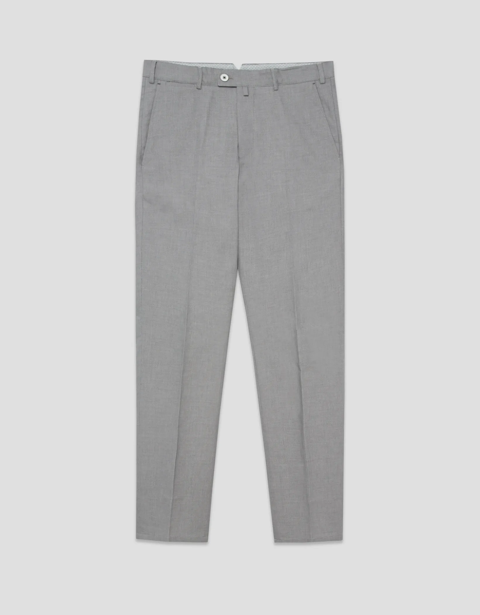 Pantalón chino ojo de perdiz color gris claro
