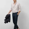Pantalón chino tintado marino