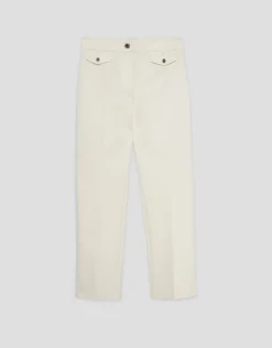 Pantalón pitillo crudo