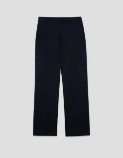 Pantalón recto azul noche