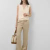 Pantalón recto beige vigoré