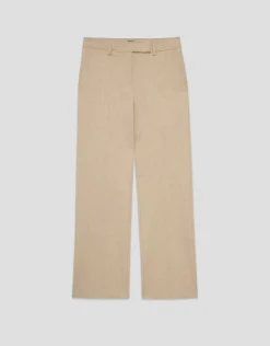 Pantalón recto beige vigoré