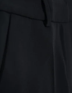 Pantalón recto crepé negro