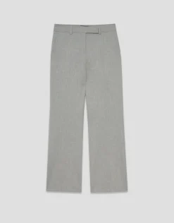 Pantalón recto gris vigoré