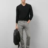 Pantalón vaquero denim slim gris claro