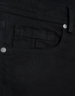 Pantalón vaquero negro slim fit