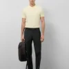 Pantalón vestir negro vuelta bajo