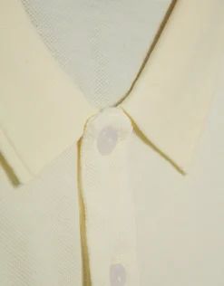 Polo piqué tintado amarillo