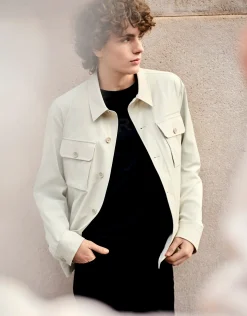 Sobrecamisa técnica beige