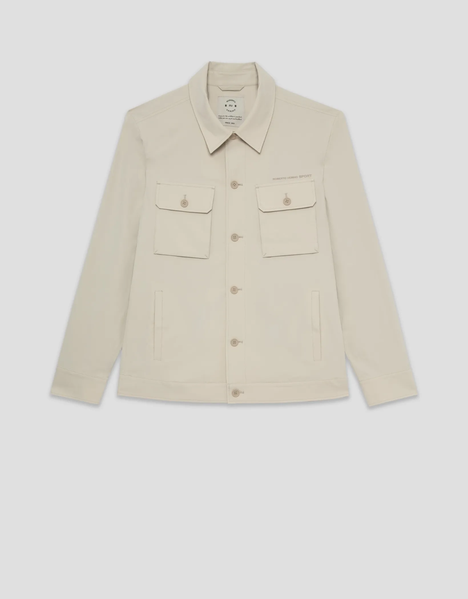 Sobrecamisa técnica beige