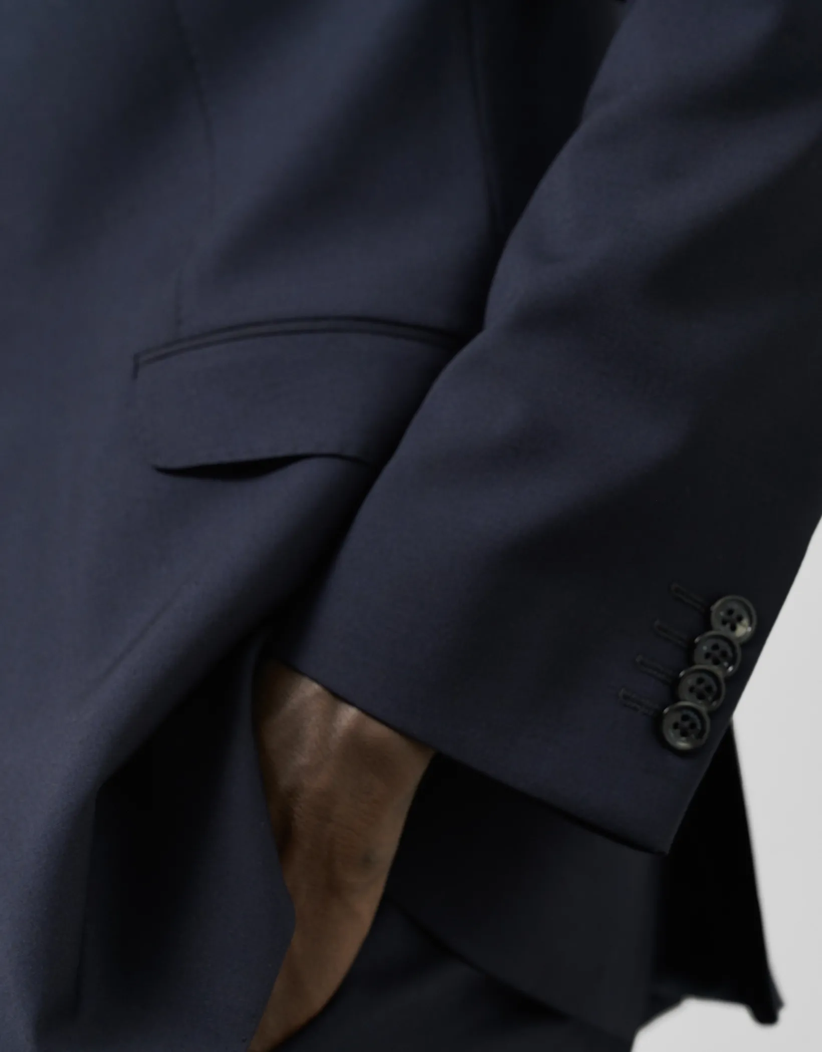 Traje half canvas regular fit azul oscuro