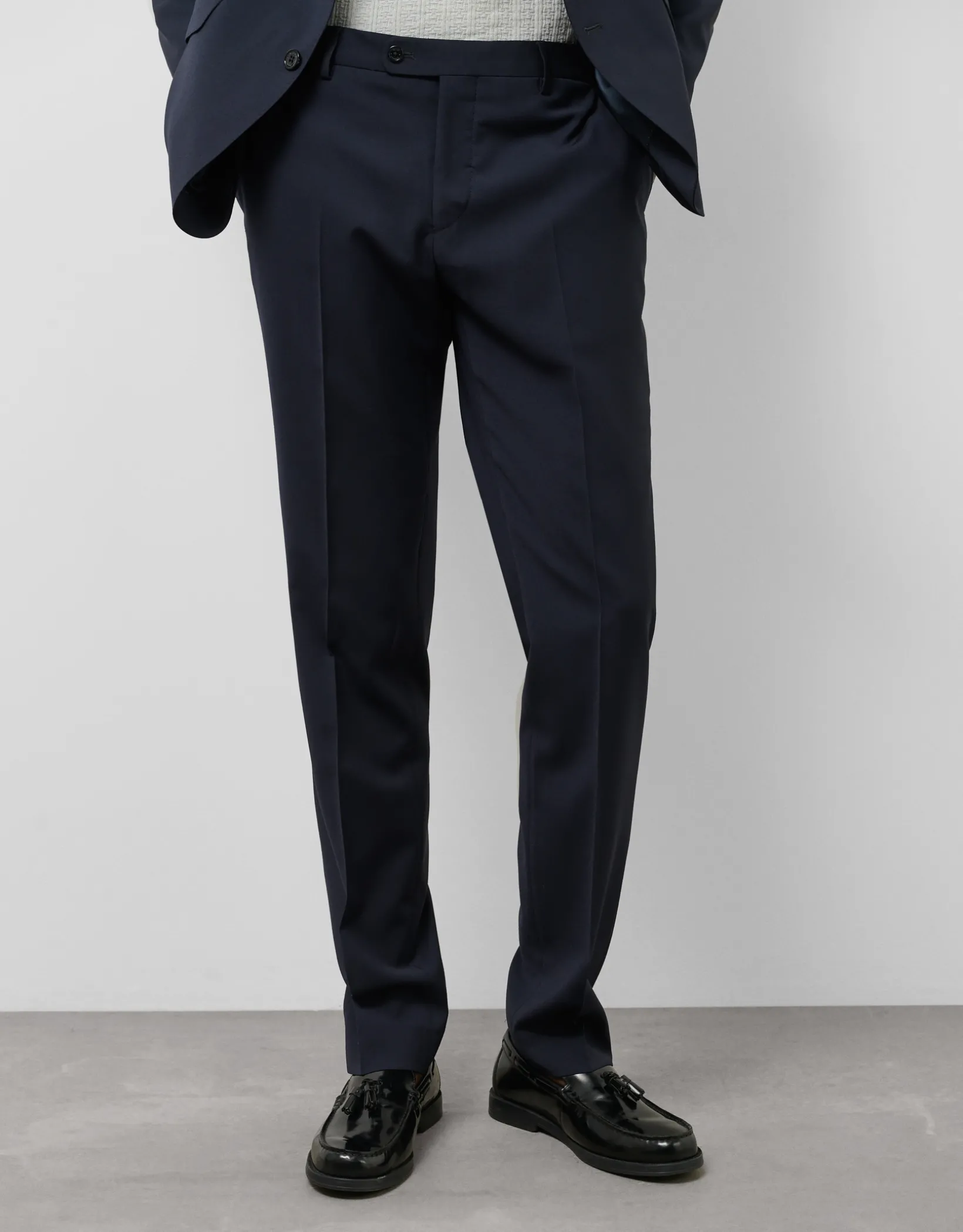 Traje half canvas regular fit azul oscuro