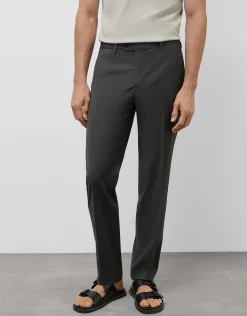 Traje half canvas regular fit gris oscuro