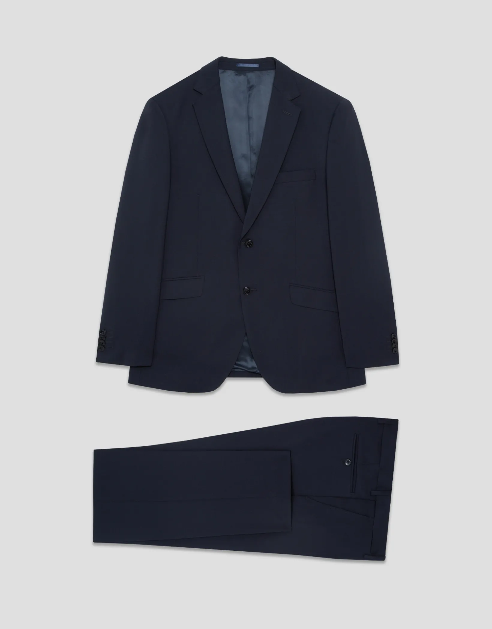 Traje half canvas regular fit azul oscuro