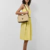Vestido midi de sisas en algodón amarillo
